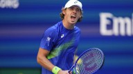 Tennis 
                                          Premium
                                        De Minaur makes light work of local in Beijing