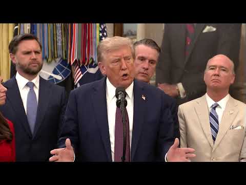 LIVE: President Trump makes announcement on the Department of Defense