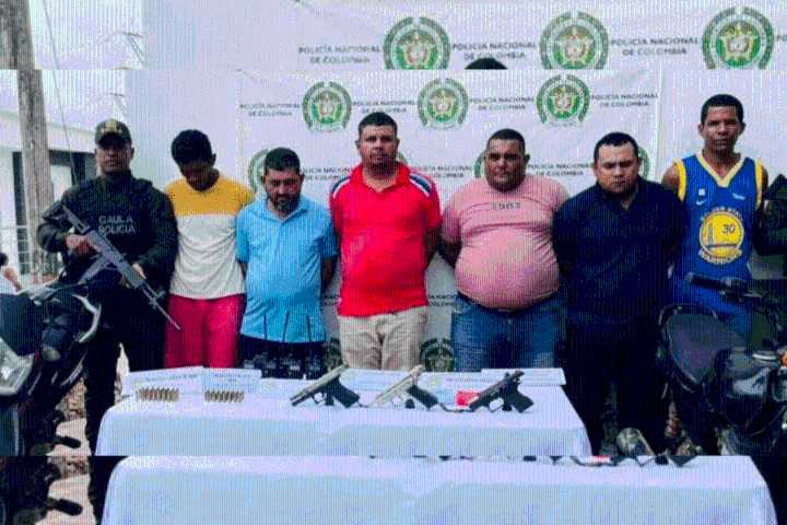 Capturados miembros del Clan del Golfo, vinculados en la quema de maquinaria en el sur del Magdalena