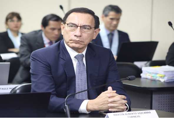 CONGRESO: APRUEBAN INFORME FINAL QUE RECOMIENDA ACUSAR A MARTÍN VIZCARRA