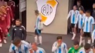 El video del cruce entre Lionel Messi y Tomás Rincón en el túnel del Monumental tras Argentina