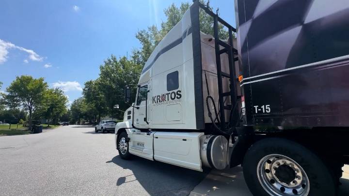 Autonomous trucking used for NASCAR tire delivery