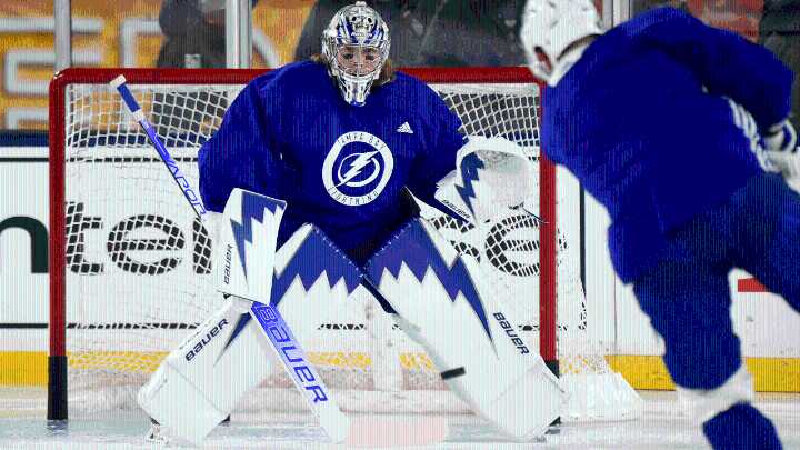 NHL Status Report: Vasilevskiy skates, 'promising day' for Lightning goalie