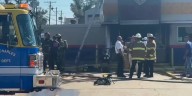Firefighters extinguish blaze at Golden Hooks on Ryan St.