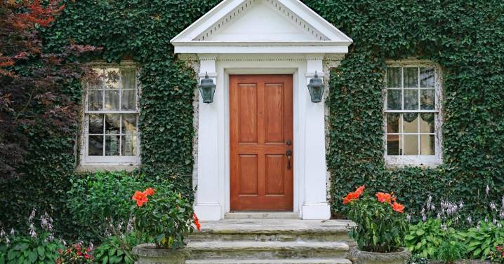 Fall color in New Orleans comes from a paint can. Brighten up your front door for the season.