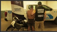 Lo detuvieron con una motocicleta hurtada