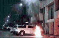 Atacan con bomba molotov oficinas de la FGE en Ensenada