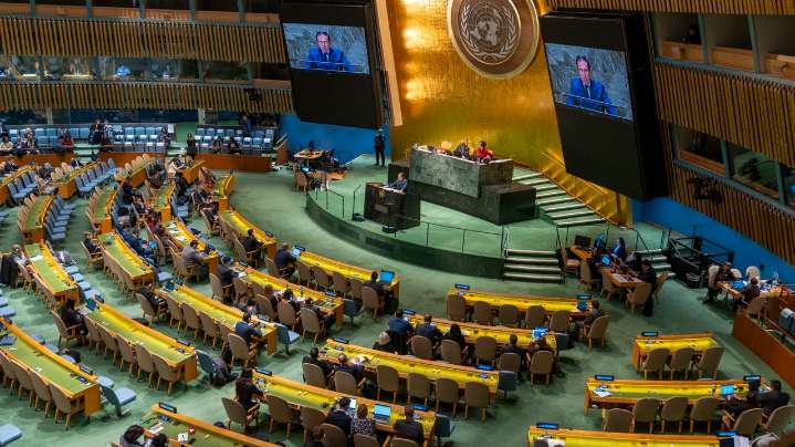La Asamblea General de la ONU aprueba por amplia mayoría un texto en favor de crear un Estado palestino