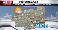 Cooler weather settles in across Central Illinois