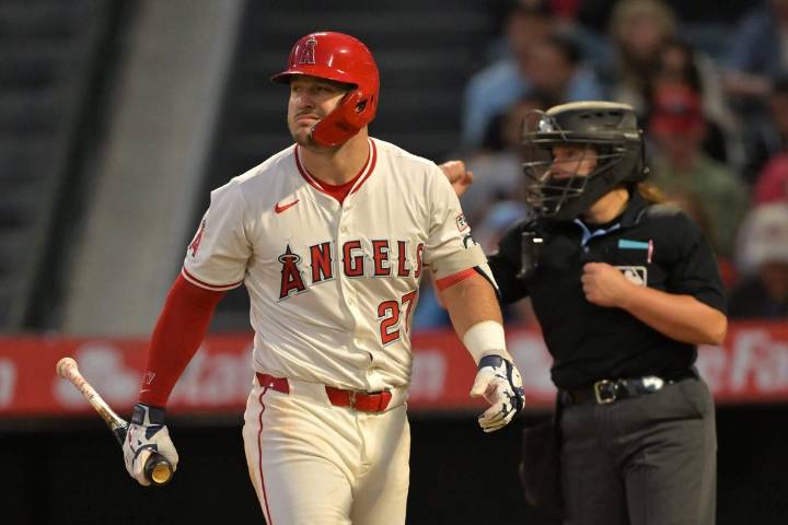 Mike Trout isn't letting metrics, home run drought sway belief that he can return to form