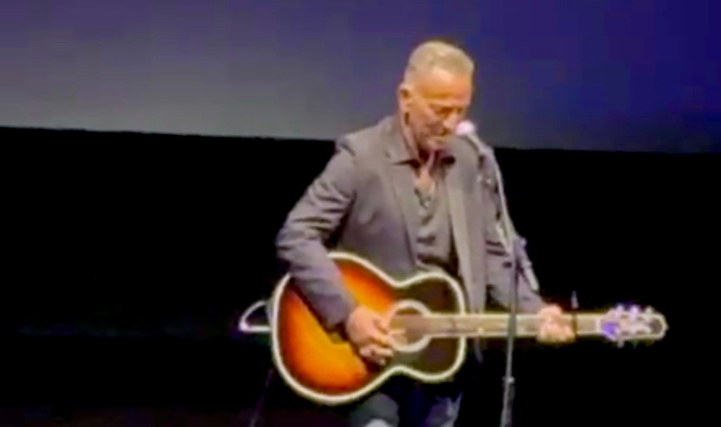 Bruce Springsteen Sings At 'Deliver Me From Nowhere' New York Film Festival Premiere