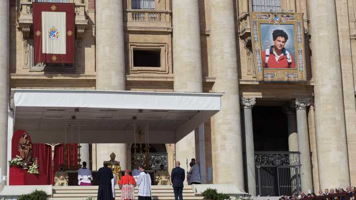 El papa León XIV canoniza a Carlo Acutis, el primer santo milenial