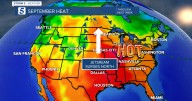 September 13, 2025: Well above average temperatures all weekend