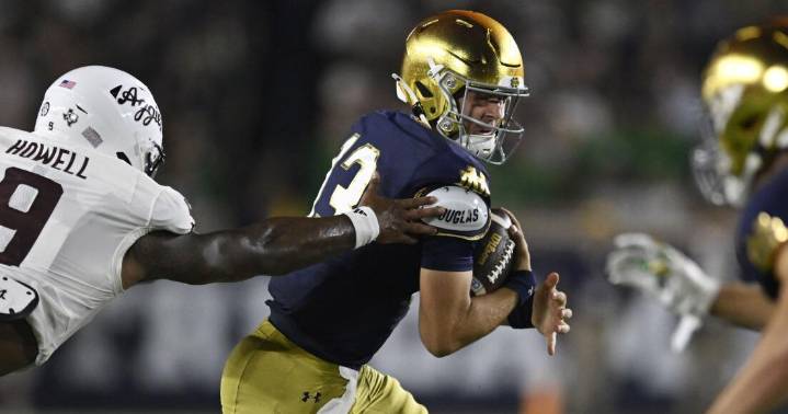 Texas A&M beats Notre Dame on TD pass in final seconds