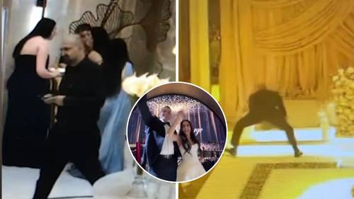 Brazen wedding crasher caught on camera stealing tens of thousands of dollars in gifts from couple in Glendale