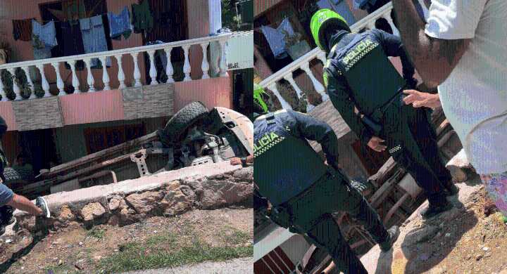Conductor pierde el control y su vehículo termina sobre terraza en Pastrana Aunque no se registraron heridos, sí hubo daños materiales y las autoridades investigan las causas del accidente.