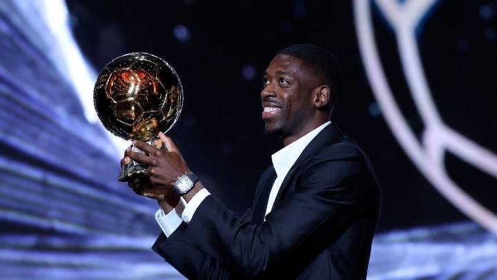 PSG's Ousmane Dembélé wins Ballon d'Or ahead of Lamine Yamal