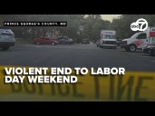Several injured in Labor Day shootings in DC, while police in Maryland investigate deadly incident