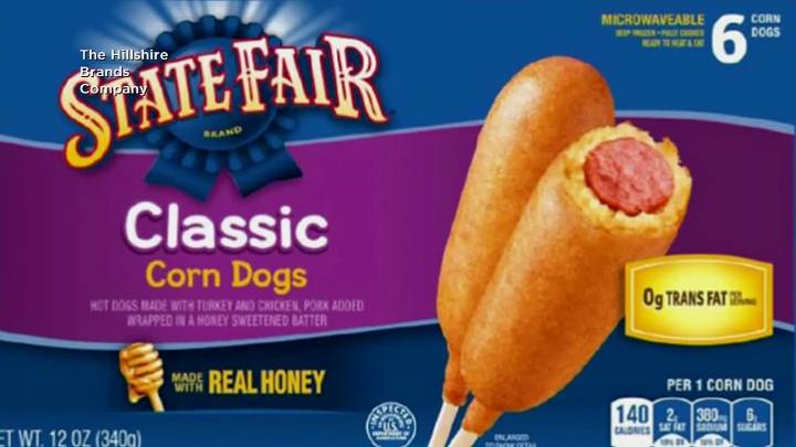 State Fair corn dogs on stick, Jimmy Dean sausage on stick products recalled