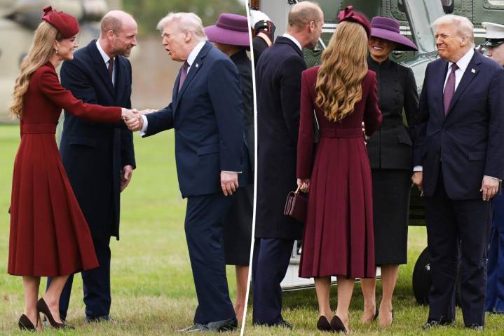 Donald Trump calls Kate Middleton 'so beautiful' as US state visit kicks off