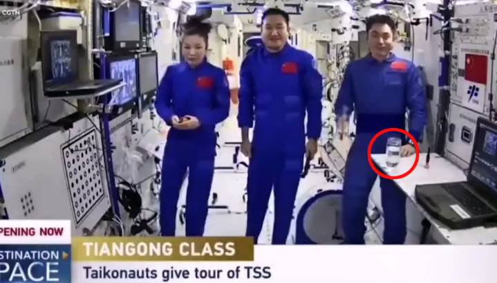 Conspiracy theorists spot baffling ‘proof’ new Space Station clip is FAKE & say: ‘They are NOT in zero gravity’