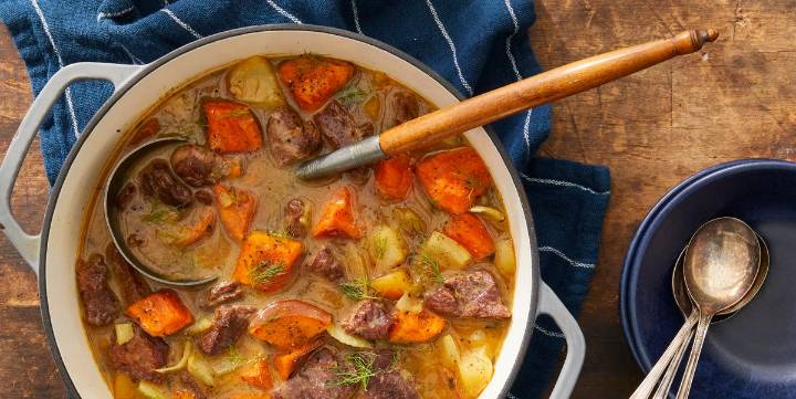 Pork, Sweet Potato, and Apple Stew