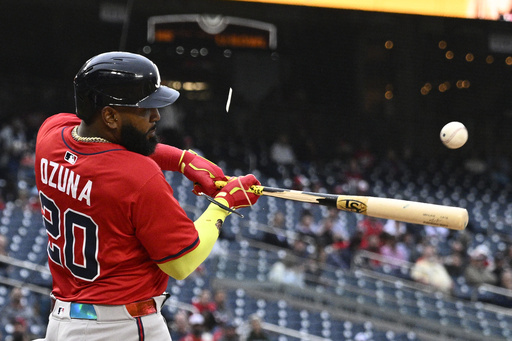 Bravos vencen a Nacionales 9-4 y los barren; Ozuna impulsa 3 carreras