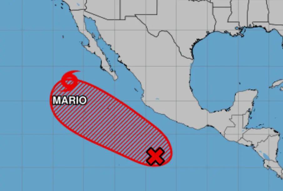 Tormenta Mario pierde fuerza mientras otro ciclón amenaza con desarrollarse pronto
