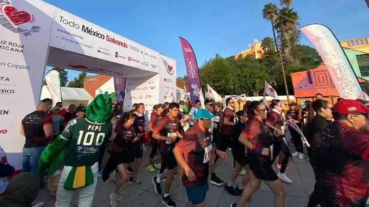 Éxito en Puebla: mil 500 corren por la Cruz Roja
