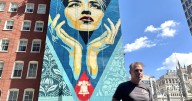 Shepard Fairey, who designed Obama's 'Hope' poster, has new mural towering over LOVE Park