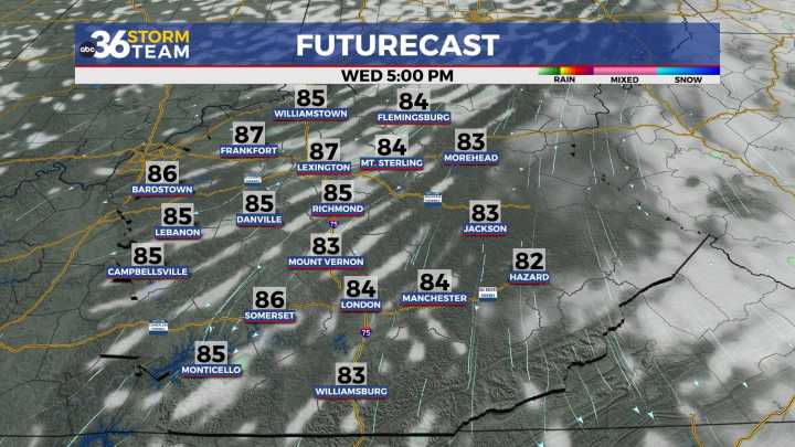 Late summer warmth rolls along into the mid