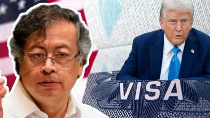 Reacción inmediata: la inesperada propuesta de Gustavo Petro después de que Trump revocó su visa en Estados Unidos