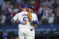 Rangers sweep Brewers with Jake Burger’s two homers