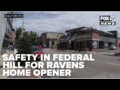 Baltimore Police prepare for the Ravens game with New Entertainment Unit in Federal Hill