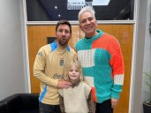 Sueño cumplido. El hijo de Flavio Mendoza conoció a Messi: el video que emocionó a todos