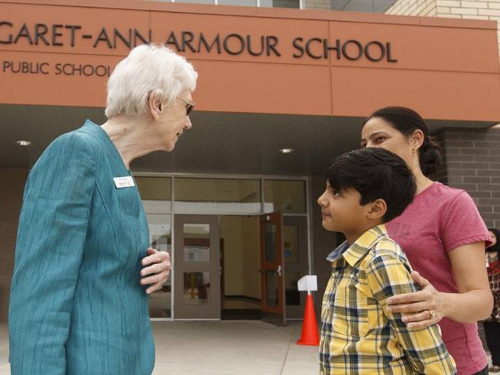 Dad upset Edmonton school across the street denied due to lottery