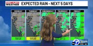Higher humidity around the corner