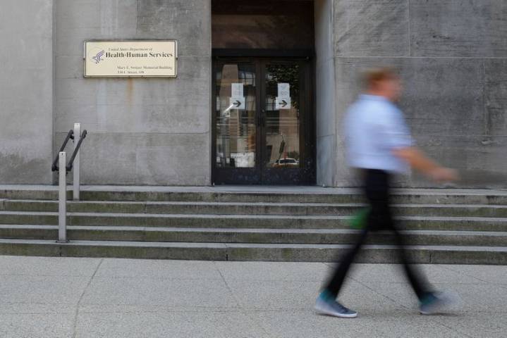 US government shutdown to furlough 41% of health agency workers