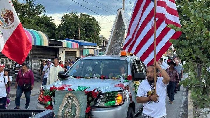 La Antorcha Guadalupana recorre la mixteca poblana