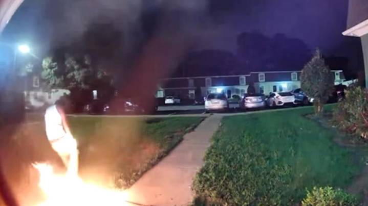 Neighbor's doorbell video shows moment deadly suspected arson fire broke out in DeKalb