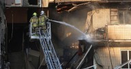 Russia strikes Ukrainian government building for first time, in largest air attack of war