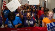 Thousands pack Missouri Capitol to protest Republican redistricting