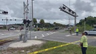 1 killed when Brightline train strikes vehicle in Rockledge