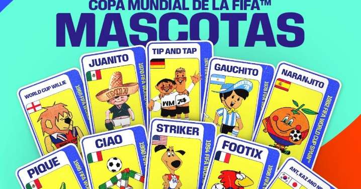 Mundial 2026: Así han sido todas las mascotas de las Copas del Mundo