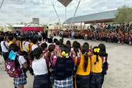 Tienen biblioteca y domo nuevos en la primaria Víctor Hugo Rascón Banda