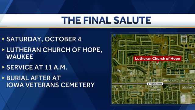 Central Iowa nonprofit plans to give 13 more unclaimed veterans their Final Salute in early October
