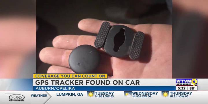 Tracker found underneath woman’s car in Auburn