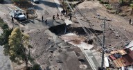 Reportan socavón en bulevar Díaz Ordaz