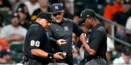 Astros-Yankees game delayed to check Taylor Trammell's bat