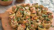 Zucchini is the star of spicy chicken enchilada roll